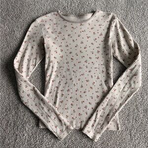 Coquette floral long sleeve